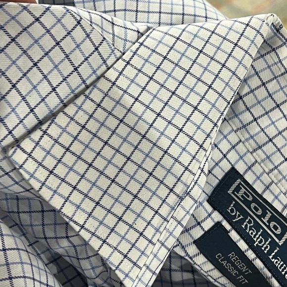Polo Ralph Lauren Checkered Long Sleeve Button Down Regent Shirt Classic Fit - Picture 2 of 5